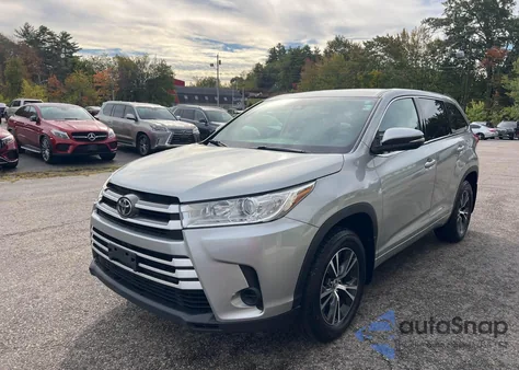 2018 Toyota Highlander Le from USA, damaged, VIN 5TDBZRFH2JS915186